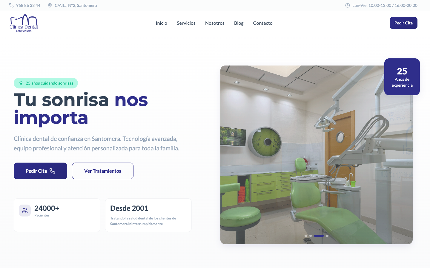 Preview de Clínica Dental Santomera